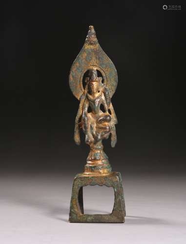 Gilt Bronze Figure Of Guanyin