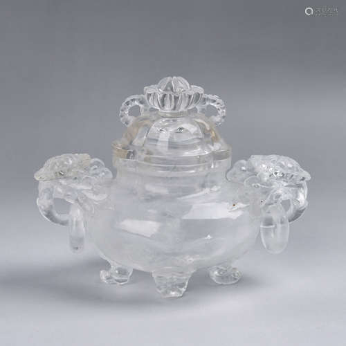 Chinese Crystal Chrysanthemum Flower Censer