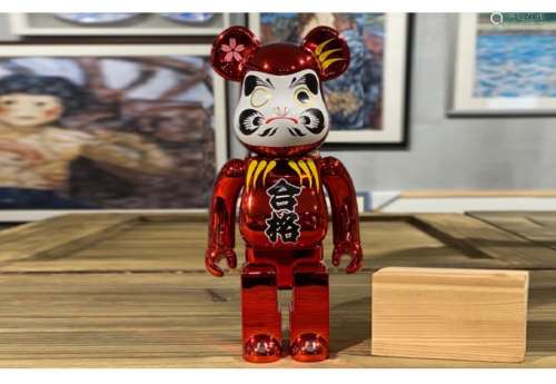 Bearbrick
电镀达摩红色400%