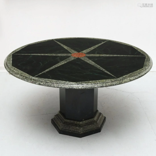 Graham Robeson, faux-painted center table