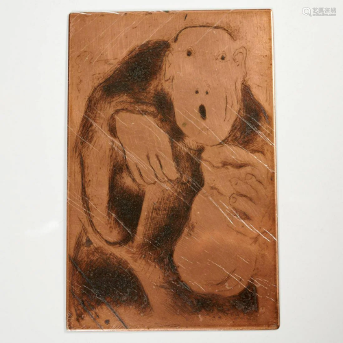 Marc Chagall, (24) copper etching plates