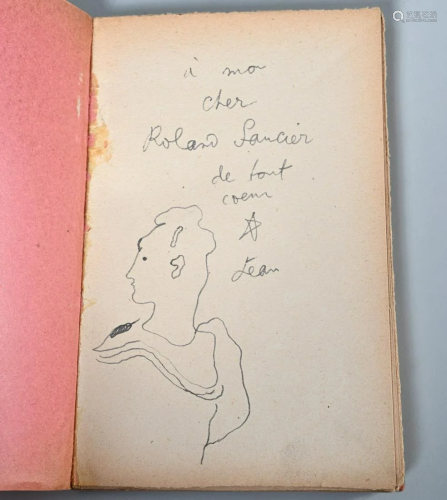 Jean Cocteau, (2) vols. signed with drawings