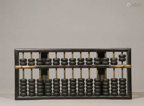 A ZITAN ABACUS 旧藏.小叶