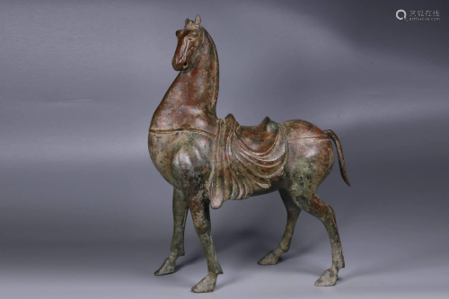 AN ARCHAIC HORSE 民国青铜