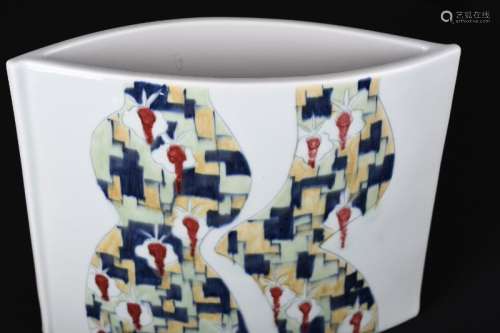 Rare Original Handmade Porcelain Art Vase