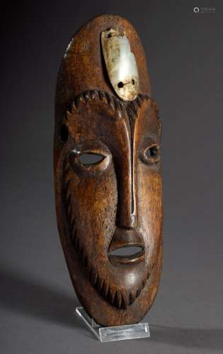Große Lukwakongo Maske der Bwami Gesellschaft, Lega, Ostkongo, Anfang 20.Jh., K