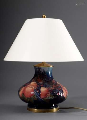 Moorcroft Vase „Granatäpfel und Vögel