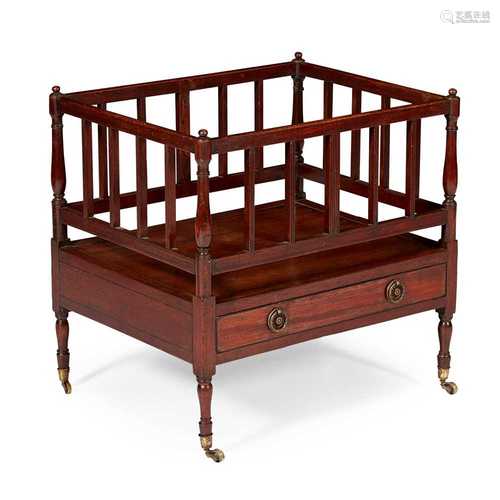 REGENCY MAHOGANY CANTERBURY EARLY 19TH CENTURY