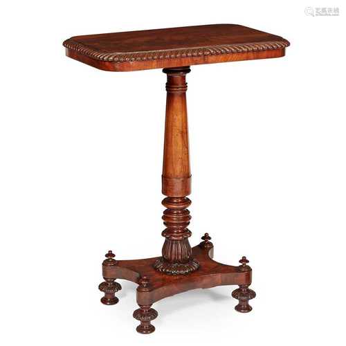 LATE REGENCY MAHOGANY OCCASIONAL TABLE EARLY 19TH CENTURY