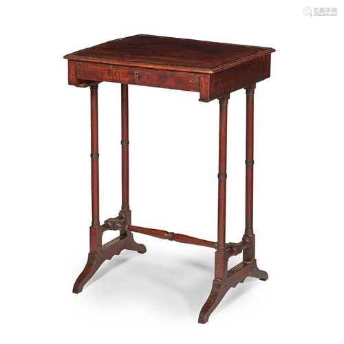 REGENCY MAHOGANY LAMP TABLE EARLY 19TH CENTURY