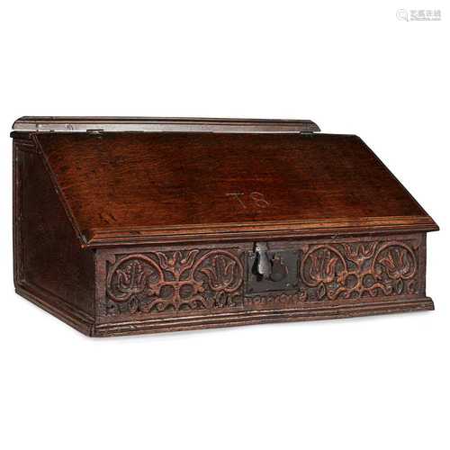 OAK BIBLE BOX LATE 17TH CENTURY