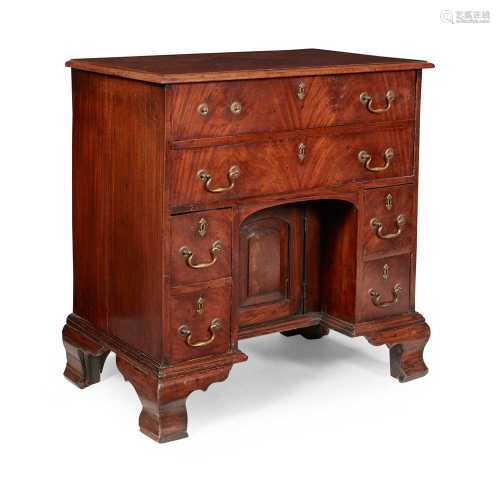 GEORGE II MAHOGANY DRESSING TABLE MID 18TH CENTURY