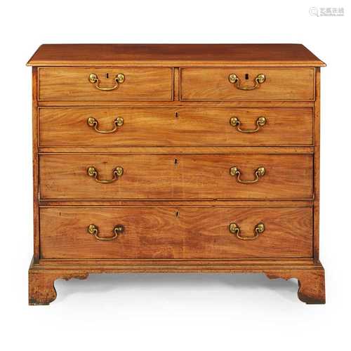 GEORGE III MAHOGANY CHEST OF DRAWERS 18TH CENTURY