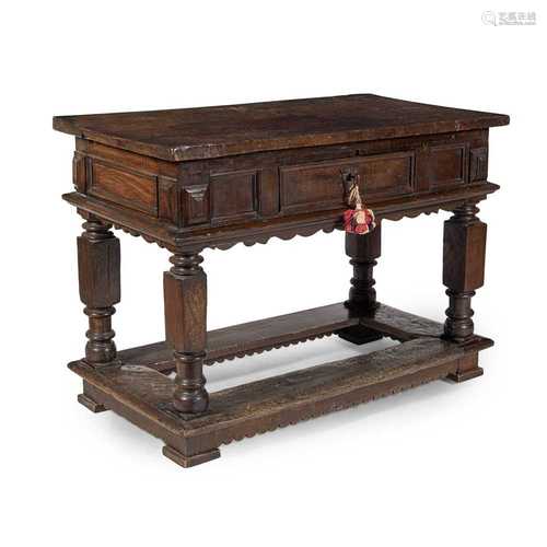 OAK SIDE TABLE EARLY 17TH CENTURY