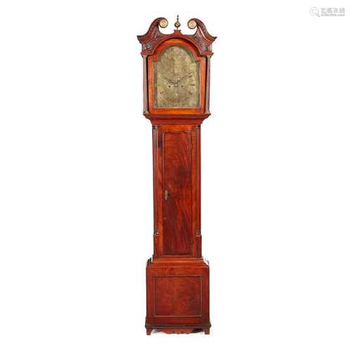 SCOTTISH GEORGE III MAHOGANY LONGCASE CLOCK, GEORGE STODDART, EDINBURGH LATE 18TH CENTURY