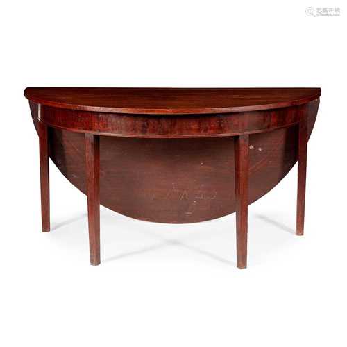 GEORGE III MAHOGANY DROP-LEAF BREAKFAST TABLE LATE 18TH CENTURY