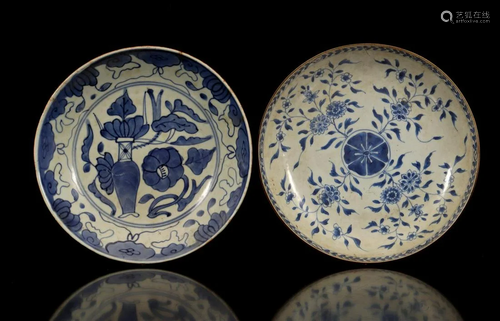 Chinese porcelain dish, Kangxi