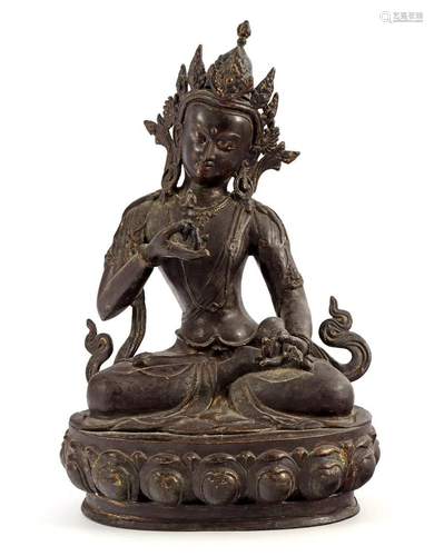 Bronze Tibetan Tara or Vajrasattva