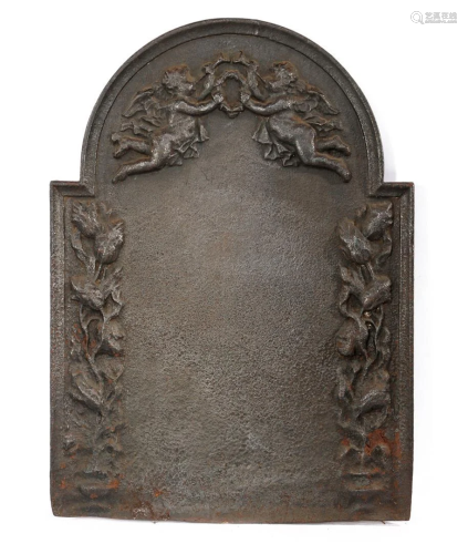 Cast iron fireback, Holland ca.1700