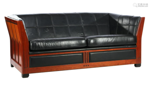 Schuitema Art Deco style 2-seater sofa, Lawrence model