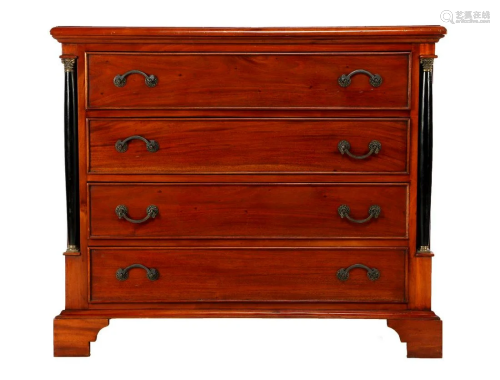 Solid mahogany chest of drawers
