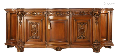 Classic nut color sideboard