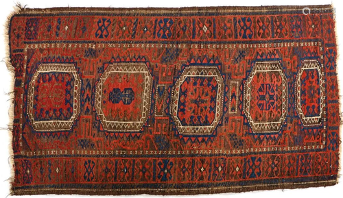 Oriental hand-knotted carpet