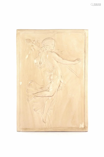 Plaster relief wall decoration