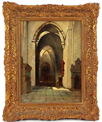 Unclearly signed, Church interior