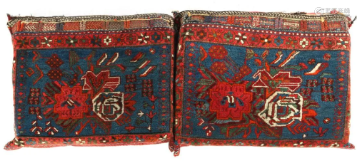 2 Oriental hand-knotted bags