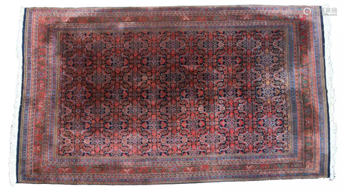 Hand-knotted wool carpet