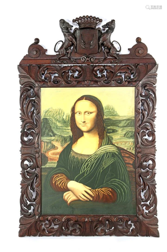 Anonymous, oil painting after Mona Lisa