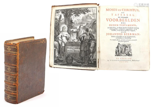 Early 18th century book in leather cover