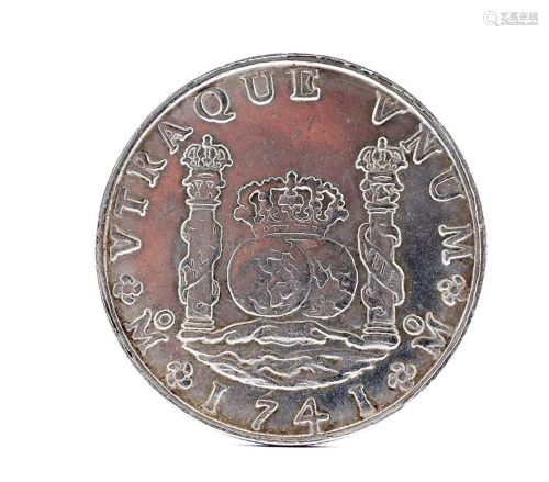 Antique silver coin, Spain - Felipe V