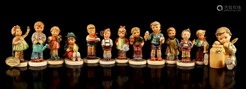 Goebel Hummel 12 porcelain figurines