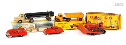 Dinky Toy 409 truck with trailer, Dinky Supertoy 893