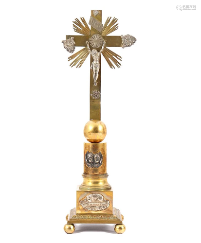 Brass crucifix