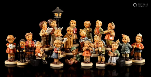 Goebel Hummel 21 porcelain figurines