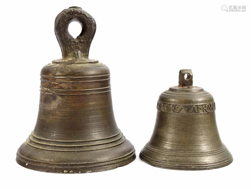 Bronze bell, probably 17th / 18th century