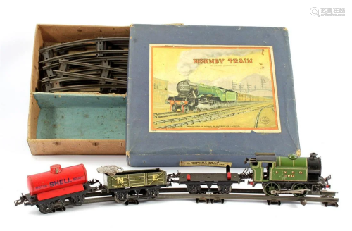 Meccano Hornby Train no 201 tank goods set in original