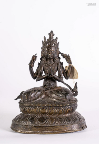 Arte Himalayana A bronze figure of Avalokitesvara