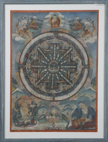 Arte Himalayana A thangka depicting a mandala
