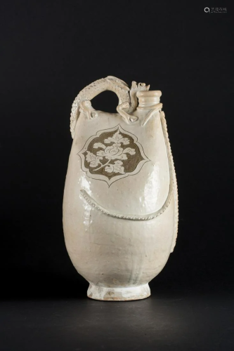 Arte Cinese A cizhou pottery flask China, 19th century