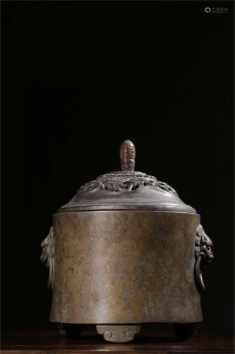 A Chinese Bronze Incense Burner