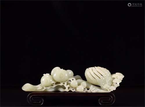 A Chinese Carved Jade Decoration