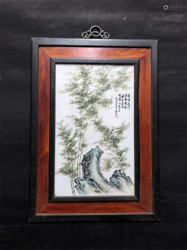 A Chinese Porcelain Painting