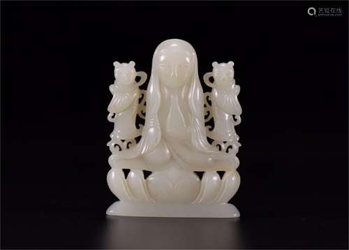 A Chinese Carved Jade Decoration