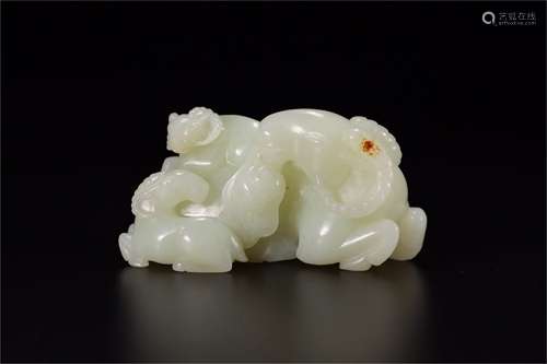 A Chinese Carved Jade Decoration