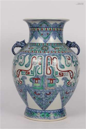 A Chinese Dou-Cai Porcelain Vase