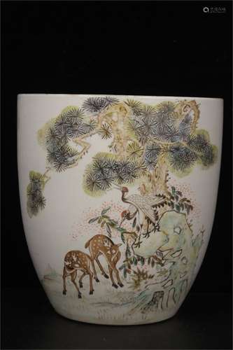 A Chinese Porcelain Flower Pot